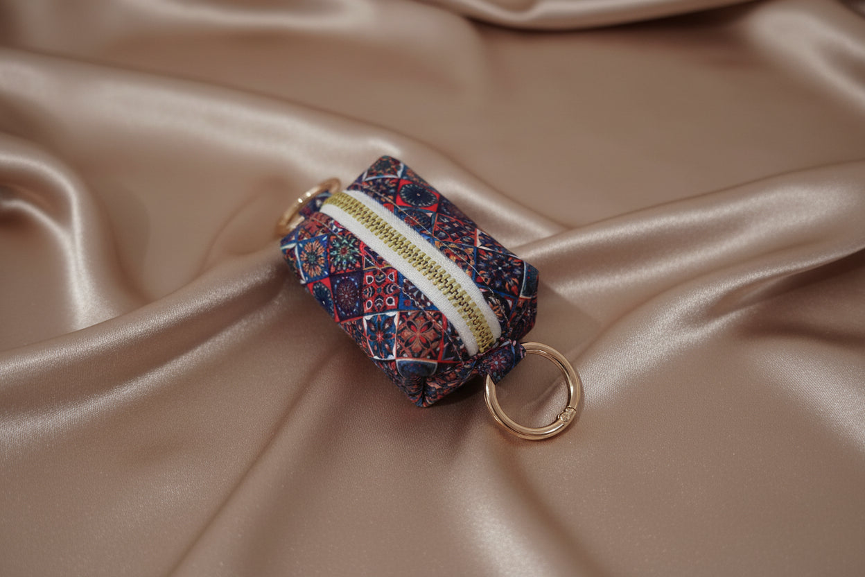 Persian tile dog poop bag holder