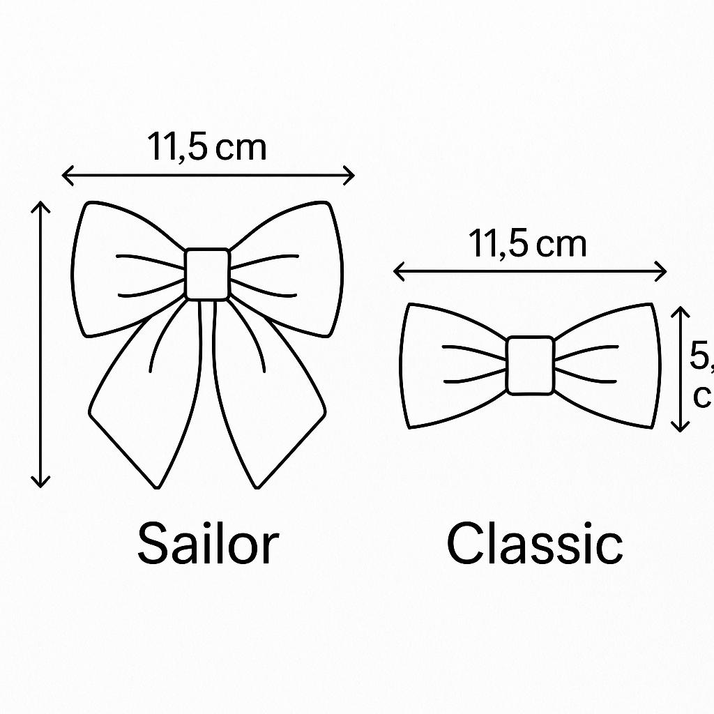 Lux Pink dog bow tie - velvet sailor dog bowtie with tails