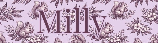 Personalised Martingale Collar – Lilac Squirrel Luxury Dog Collar