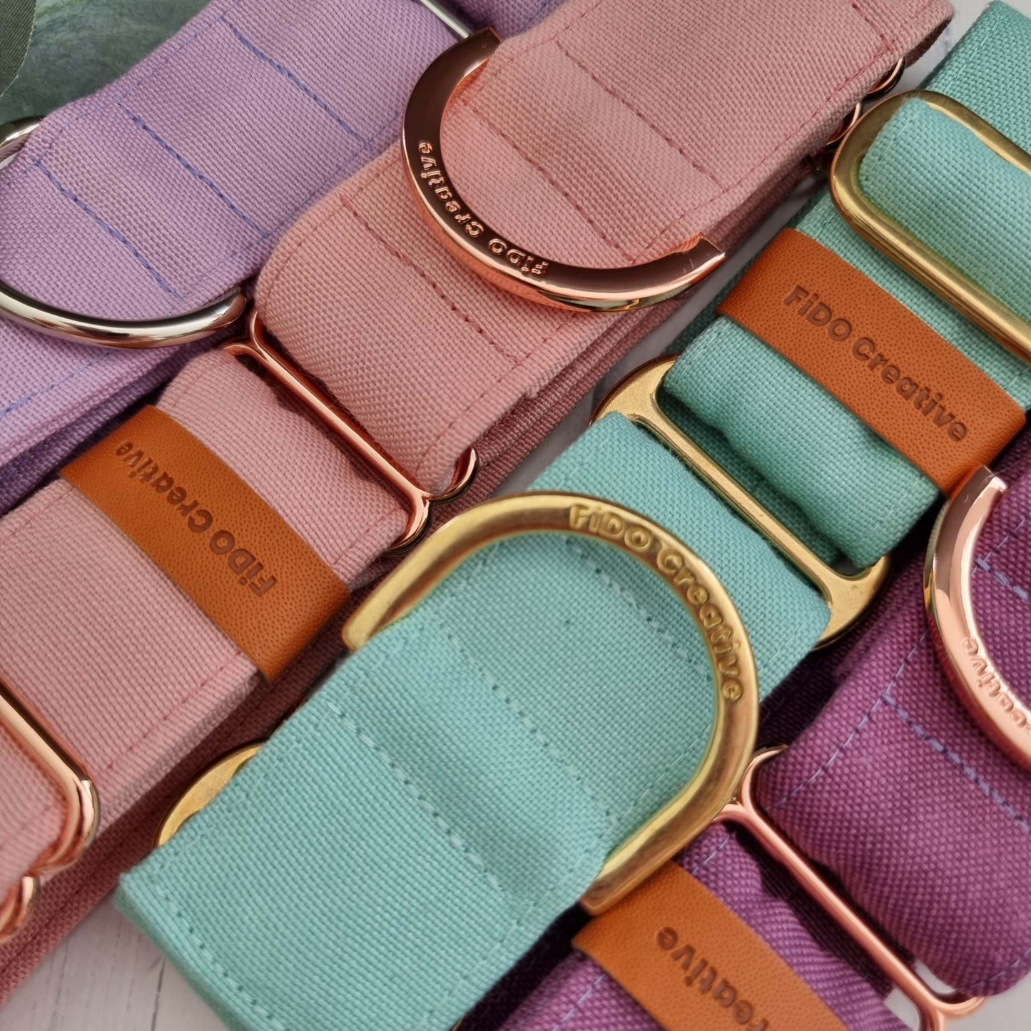 Water resistant martingale collars