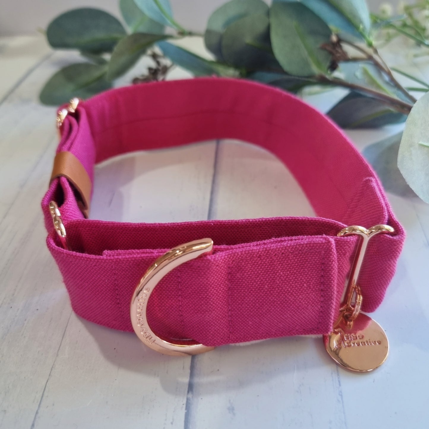 Magenta Pink martingale collar - Water resistant