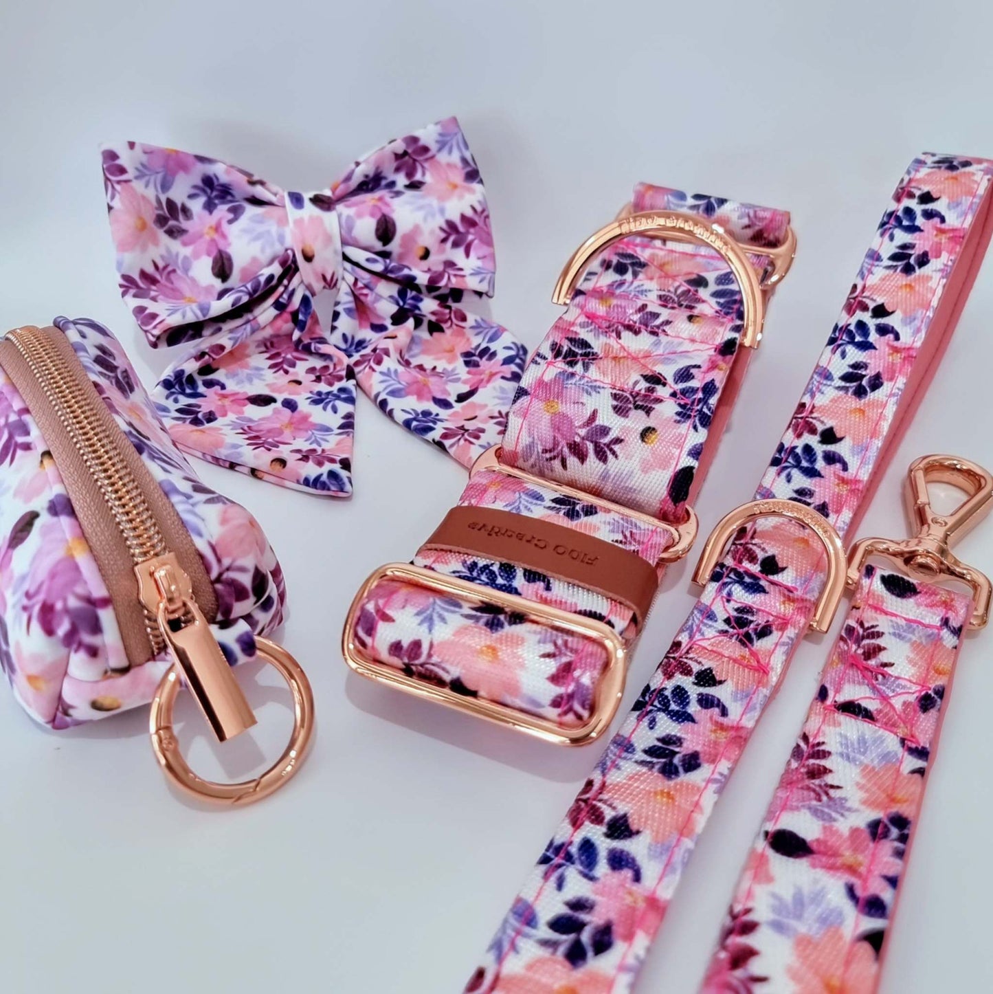 Dog Leash, Layla Floral - Neoprene Padded