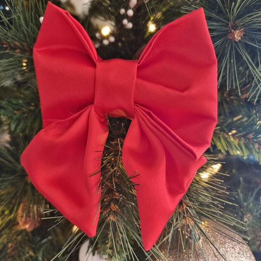 Red Satin bow tie