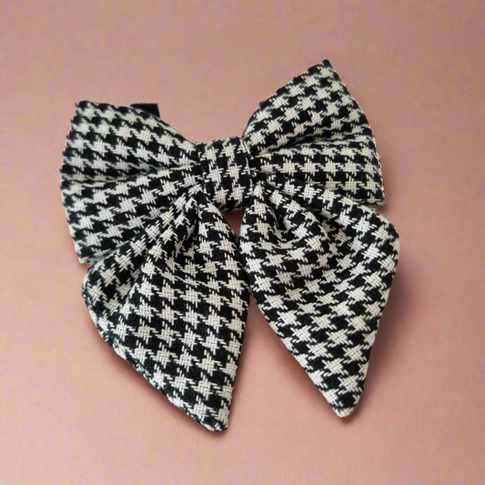 Dog bow tie - Houndstooth