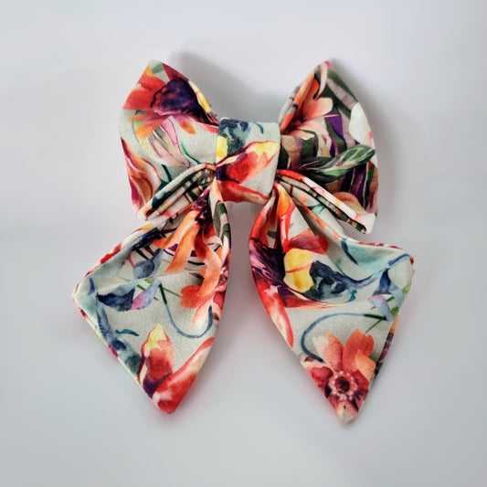 Dog Bow tie - Aloha Floral