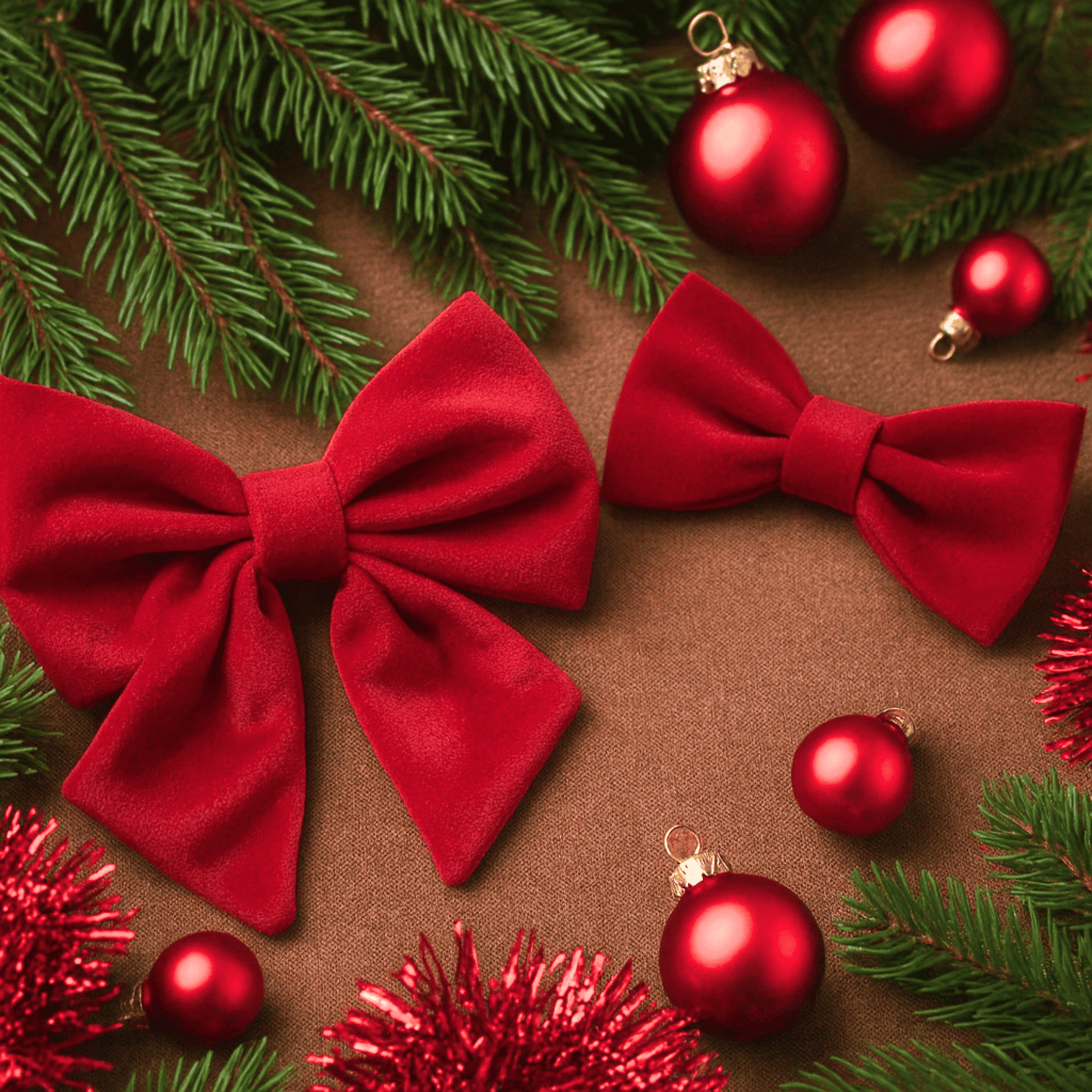 Dog Bowtie - Red Velvet