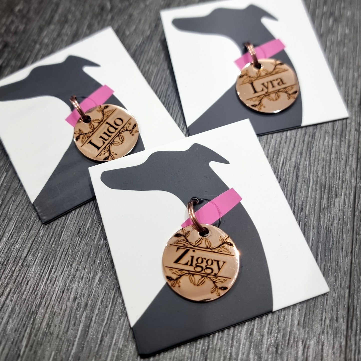 Dog name ID tag - Ginger