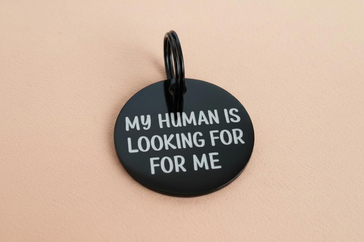 30mm Pet ID Tag - Looking for me