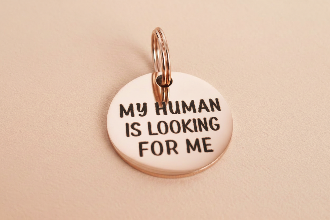 30mm Pet ID Tag - Looking for me