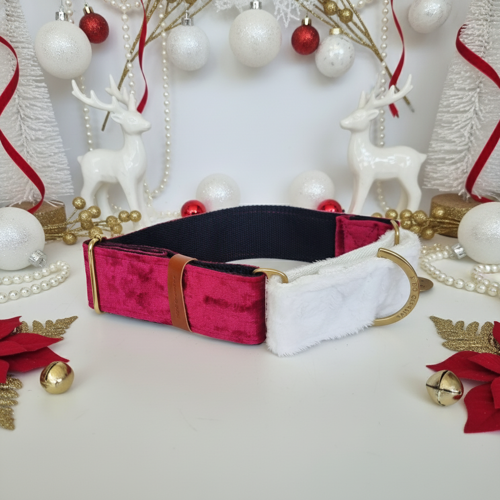 Santa Paws martingale collar