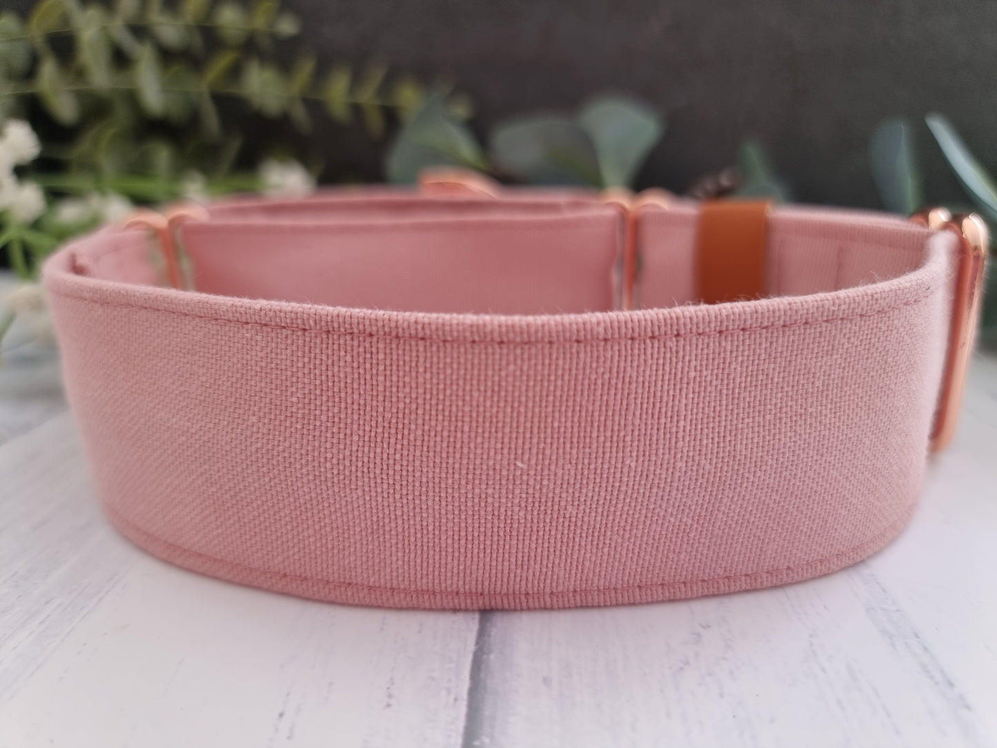 Dusty Pink martingale collar - Water resistant