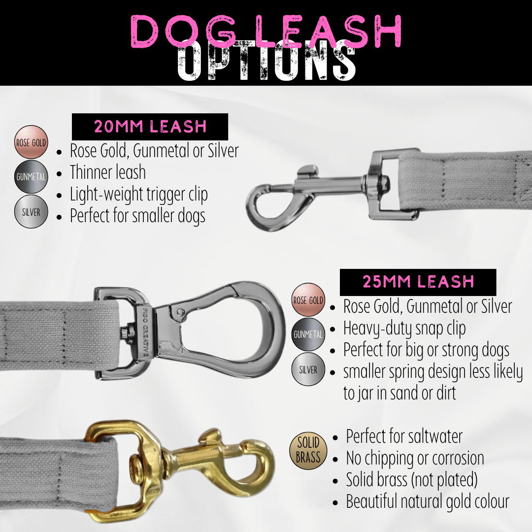 Yellow leash - water resistant