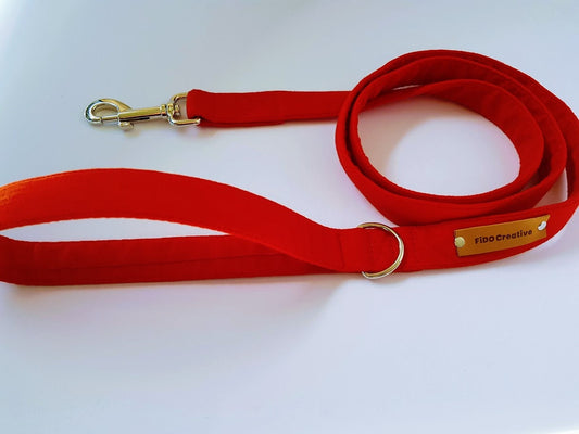 Ruby red leash