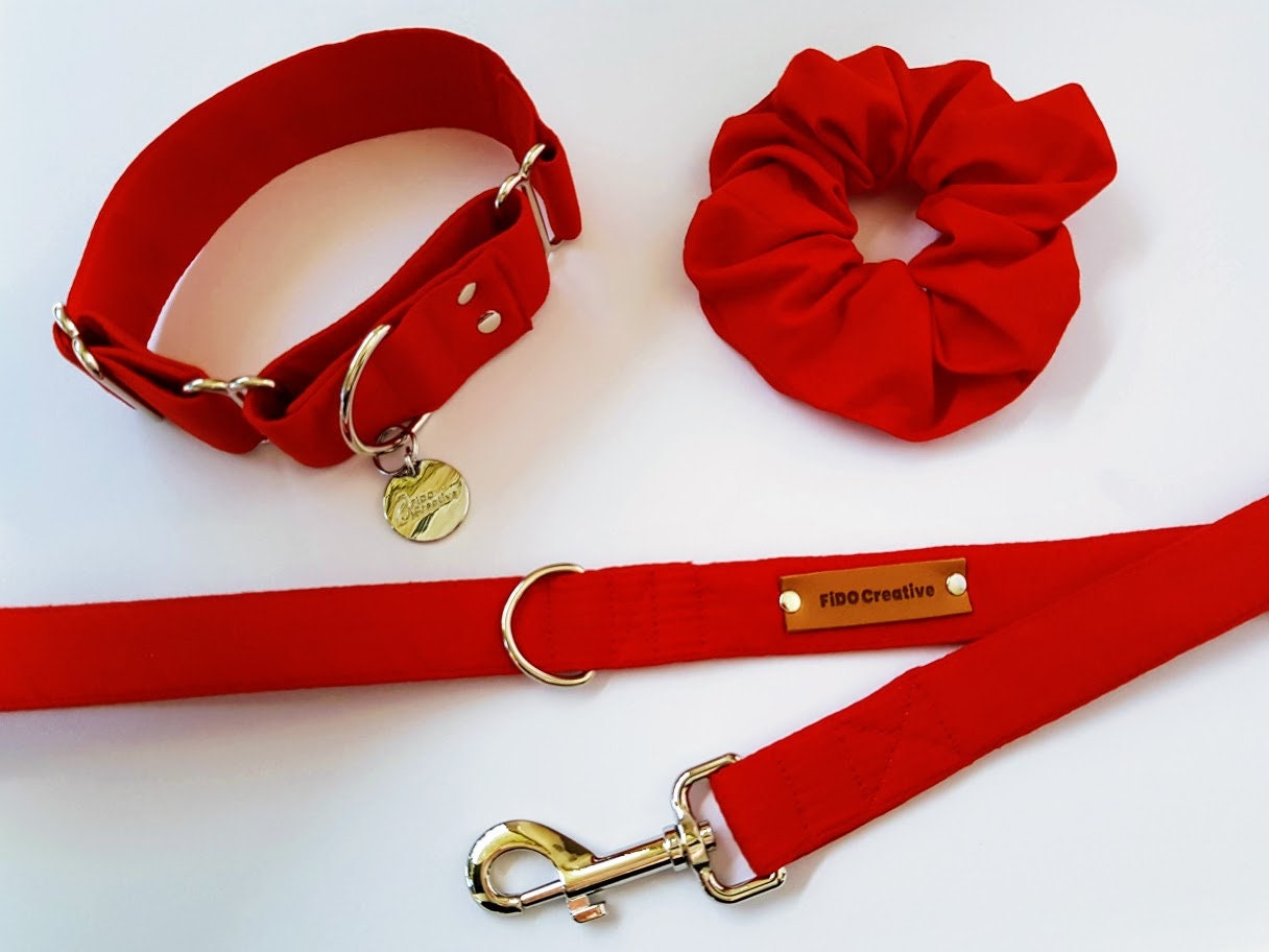 Ruby red leash